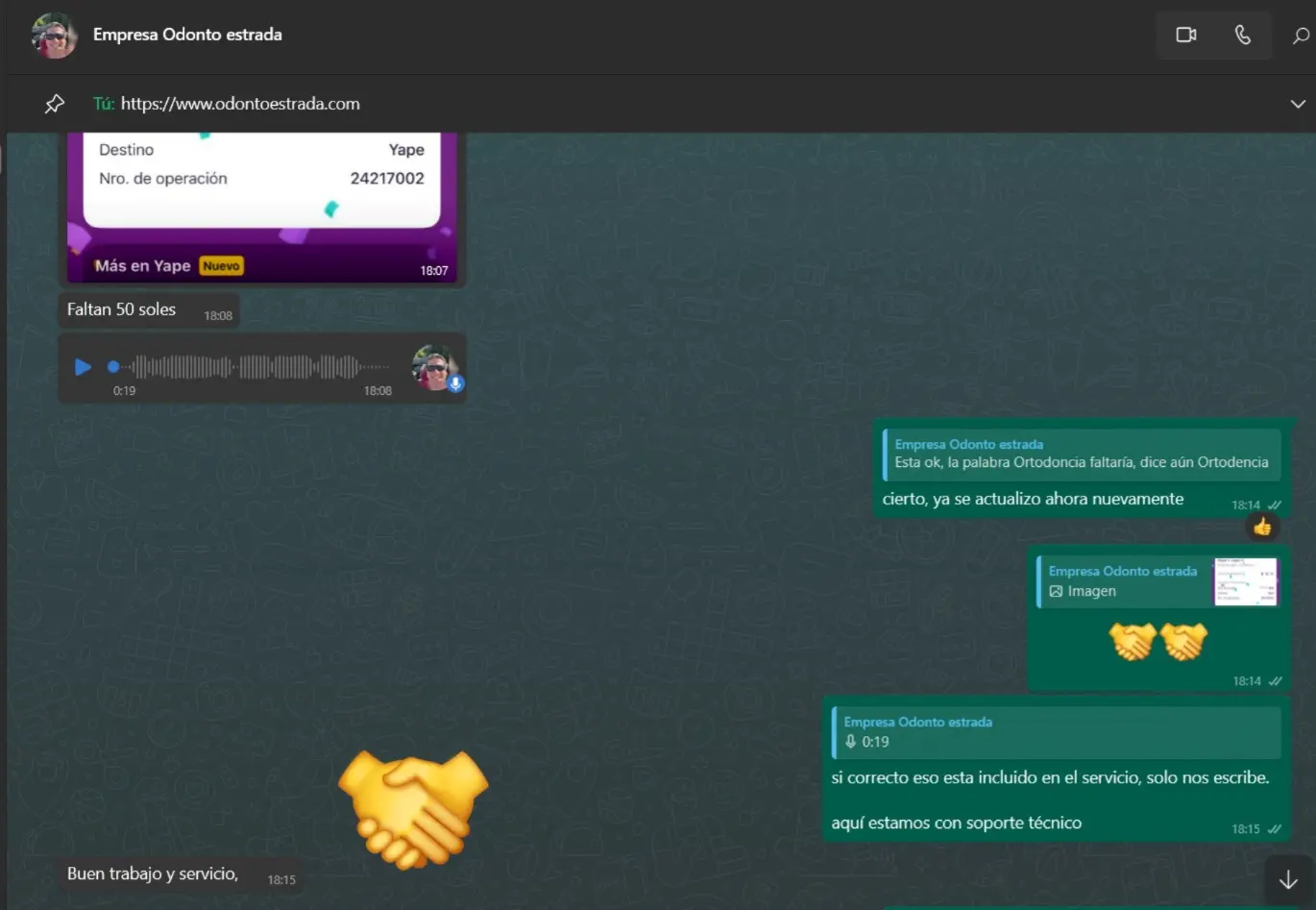 Feedback de cliente 1