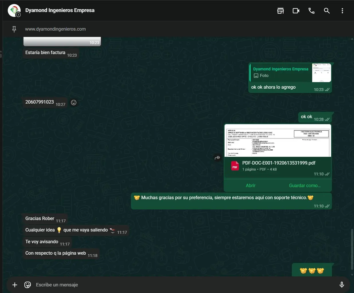 Feedback de cliente 4